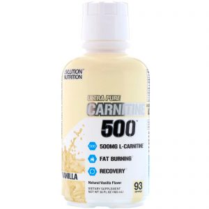 Comprar EVLution Nutrition, Ultra Pure CARNITINE500, Vanilla, 16 fl oz (465 ml)