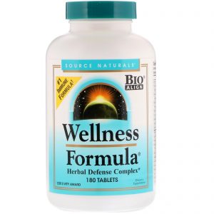 Comprar Source Naturals, Wellness Formula, Complexo Herbal Defense, 180 Comprimidos