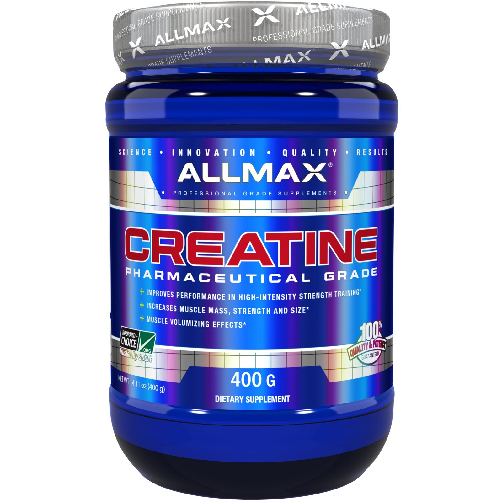 Comprar ALLMAX Nutrition, Creatina em Pó, 100% Creatina Micronizada Pura Monoidratada, Creatina de Grau Farmacêutico, 14.11 onças (400 g)