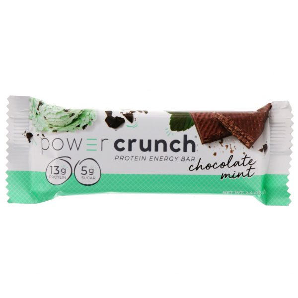 Comprar BNRG, Barra Energética de Proteína Crocante, Original, Menta Achocolatada, 12 Barras, 1,4 oz (40 g) Cada - Imagem 4