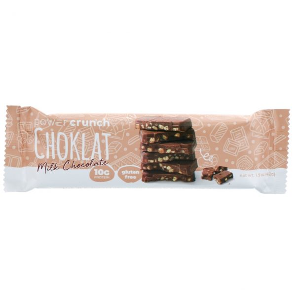Comprar BNRG, Power Crunch Protein Energy Bar, Choklat, Chocolate ao Leite, 12 Barrinhas, 42 g (1,5 oz) Cada - Imagem 4