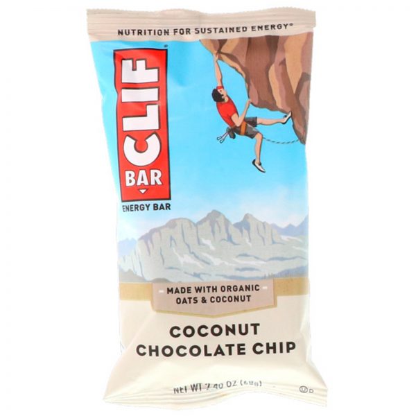 Comprar Clif Bar, Energy Bar, Coconut Chocolate Chip, 12 Bars, 2.40 oz (68 g) Each - Imagem 4