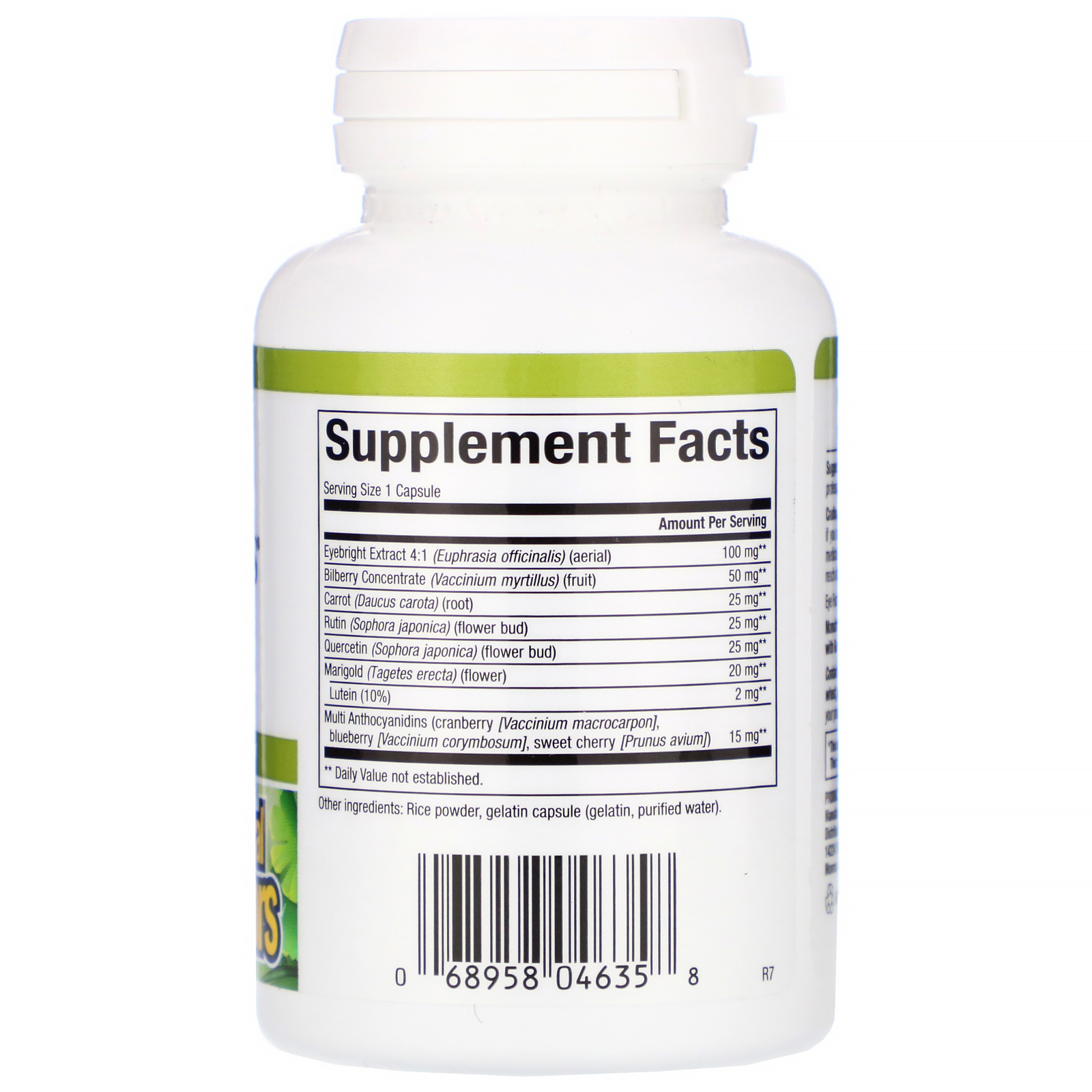 Comprar Natural Factors, Eye Factors com 2 mg de Luteína, 90 Cápsulas - Imagem 2