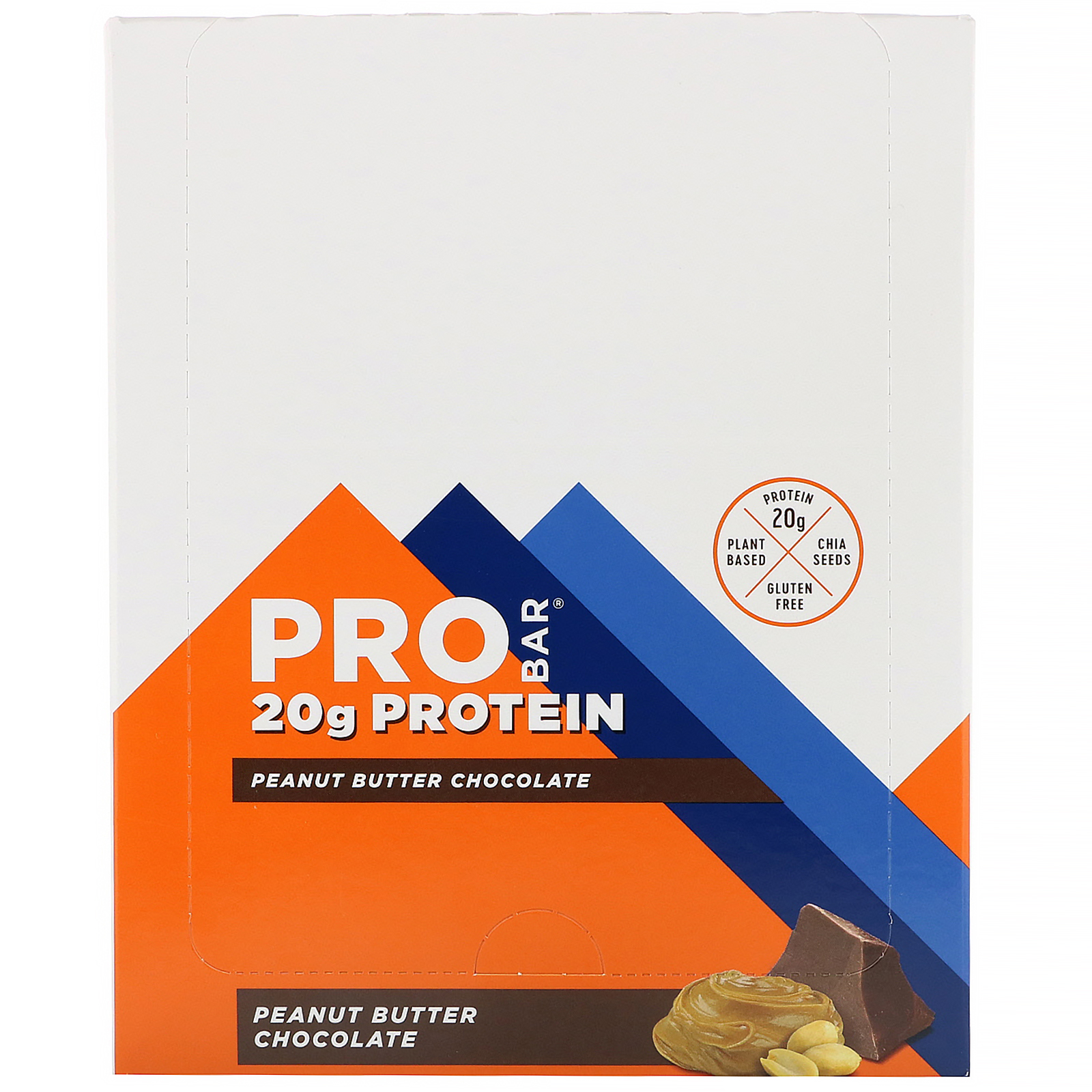 Comprar ProBar, Barra de Proteína, Chocolate com Manteiga de Amendoim, 12 Barras, 70 g (2,47 oz) Cada - Imagem 2