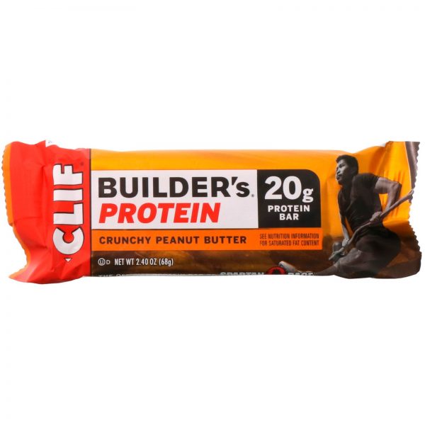Comprar Clif Bar, Barra de Proteína Builder's, Manteiga de Amendoim Crocante, 12 Barras, 68 g Cada - Imagem 4