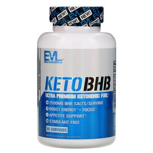 Comprar EVLution Nutrition, Keto BHB, 120 Cápsulas