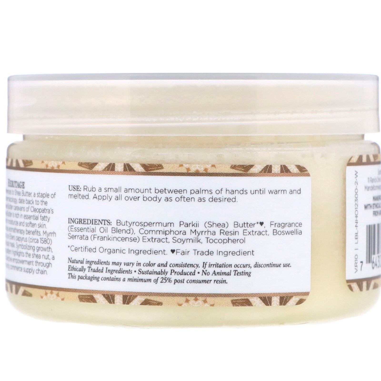 Comprar Nubian Heritage, Manteiga de Karité Pura com Infusão de Manteiga de Karité, 113 g (4 oz) - Imagem 2