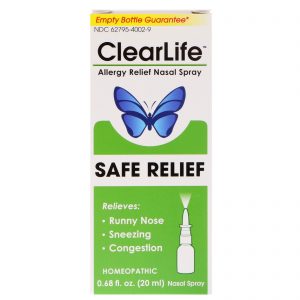 Comprar MediNatura, ClearLife, Alívio Seguro, Spray Nasal de Alívio para Alergias, 20 ml
