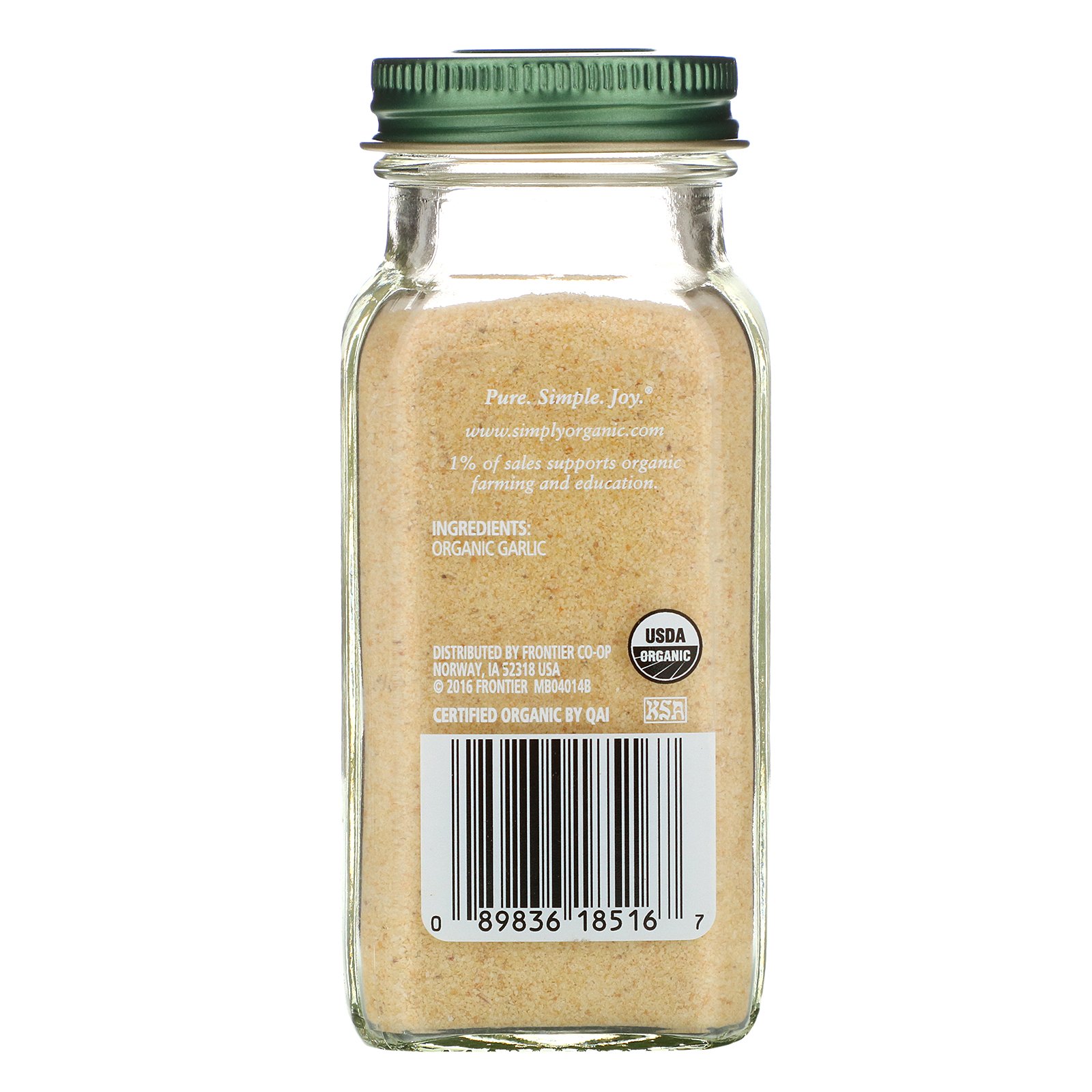 Comprar Simply Organic, Alho em Pó, 103 g (3,64 oz) - Imagem 2