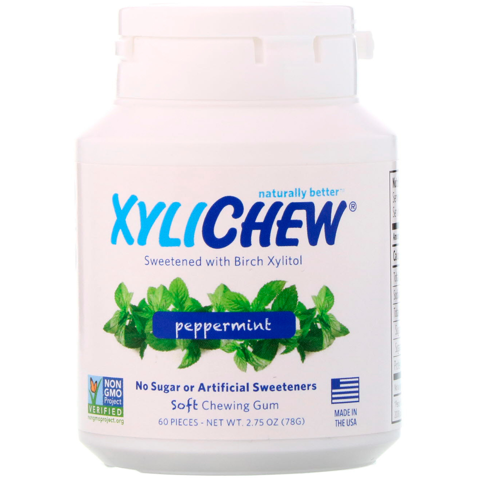 Comprar Xylichew, Sweetened com Bétula xilitol, Menta, 60 Peças, 2.75 oz (78 g)
