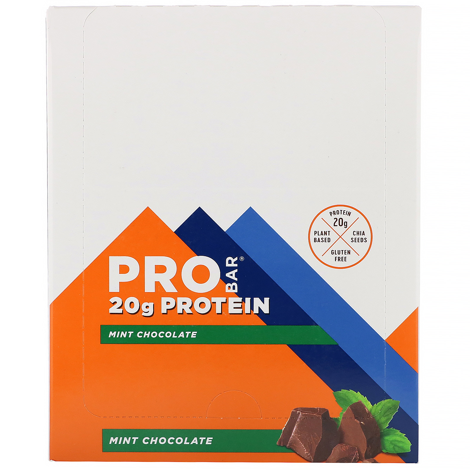 Comprar ProBar, Protein Bar, Mint Chocolate, 12 Bars, 2.47 oz (70 g) Each - Imagem 2