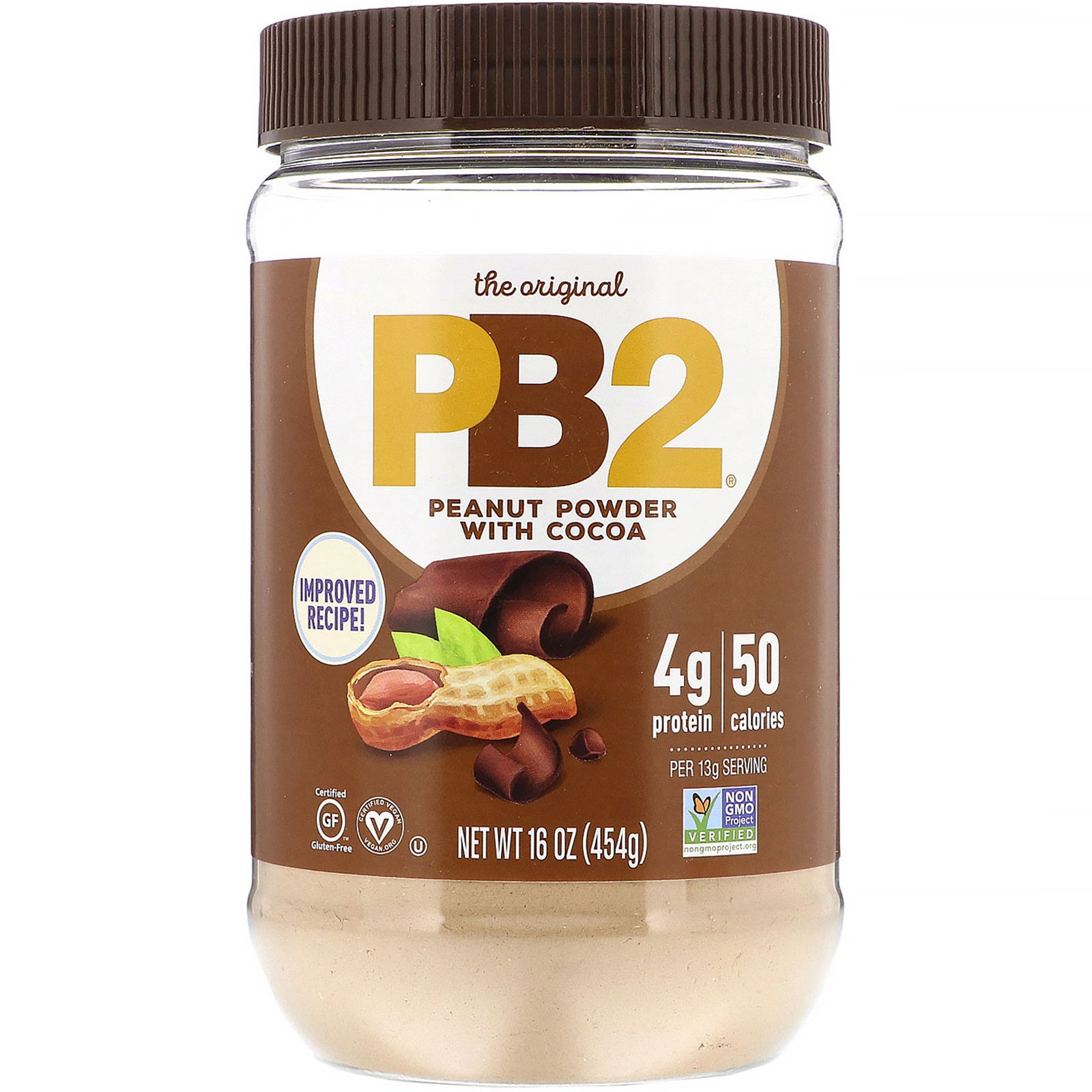 Comprar PB2 Foods, PB2, Amendoim em Pó com Cacau, 453,6 g (16 oz)