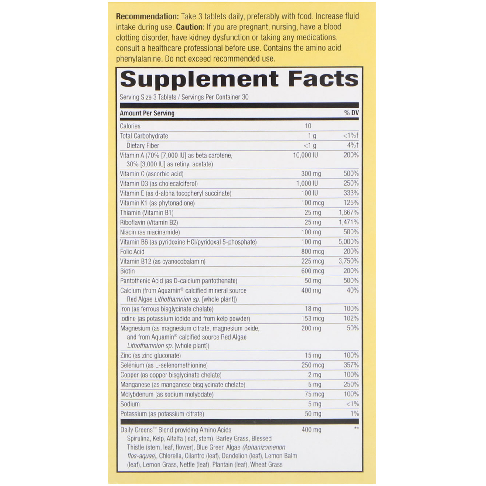 Comprar Nature's Way, Alive!, Max3 Daily, Women's Multivitamin, 90 Comprimidos - Imagem 2