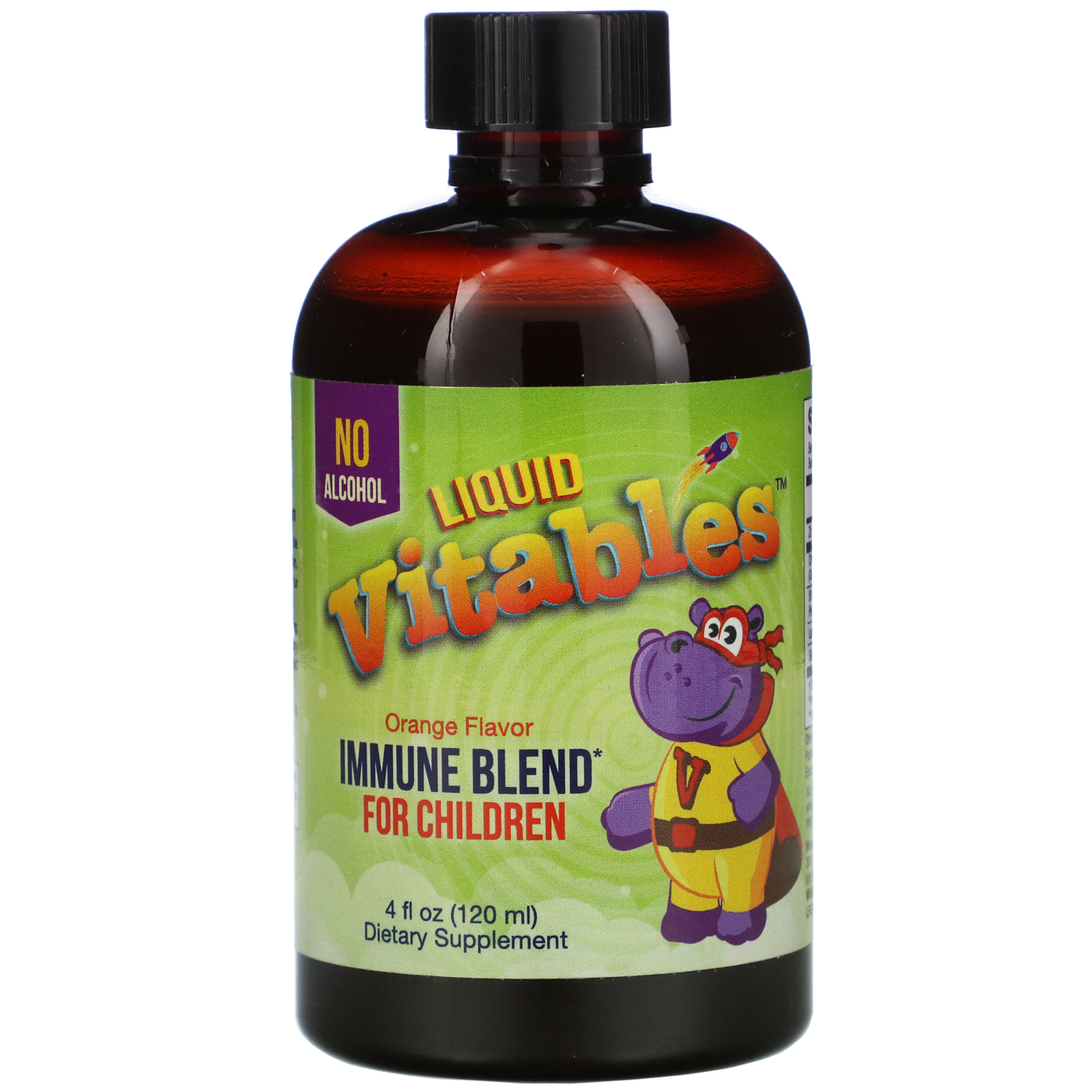 Comprar Vitables, Mistura Líquida para Imunidade Para Crianças, Sem Álcool, Sabor de Laranja, 120 ml (4 fl oz)