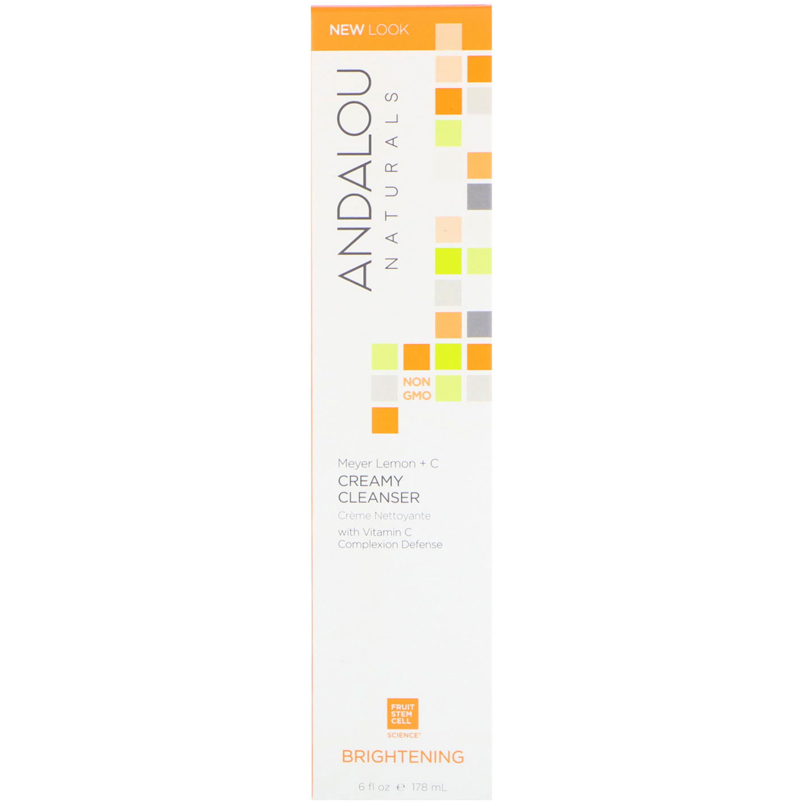 Comprar Andalou Naturals, Creme Desmaquilhante, Limão Meyer + C, Luminoso, 6 fl oz (178 ml)