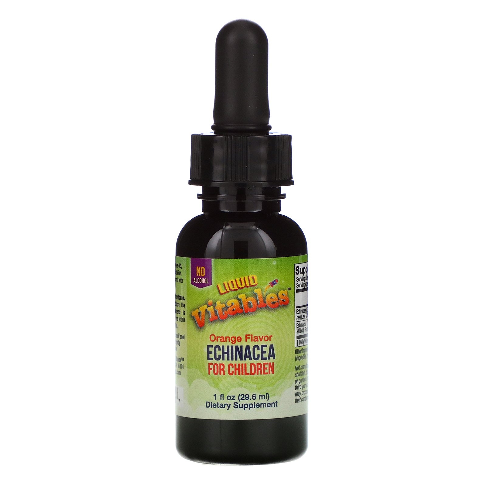 Comprar Vitables, Mistura Líquida de Equinácea Para Crianças, Sem Álcool, Sabor de Laranja, 29,6 ml (1 fl oz)