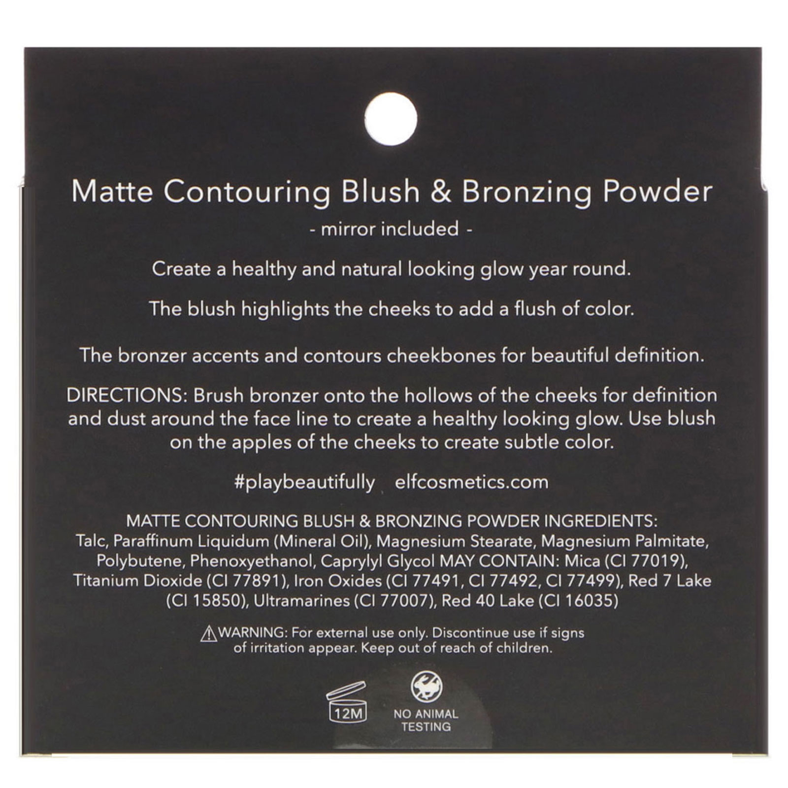 Comprar E.L.F., Matte Contouring Blush & Bronzing Powder, Fiji, 0.30 oz (8.4 g) - Imagem 3