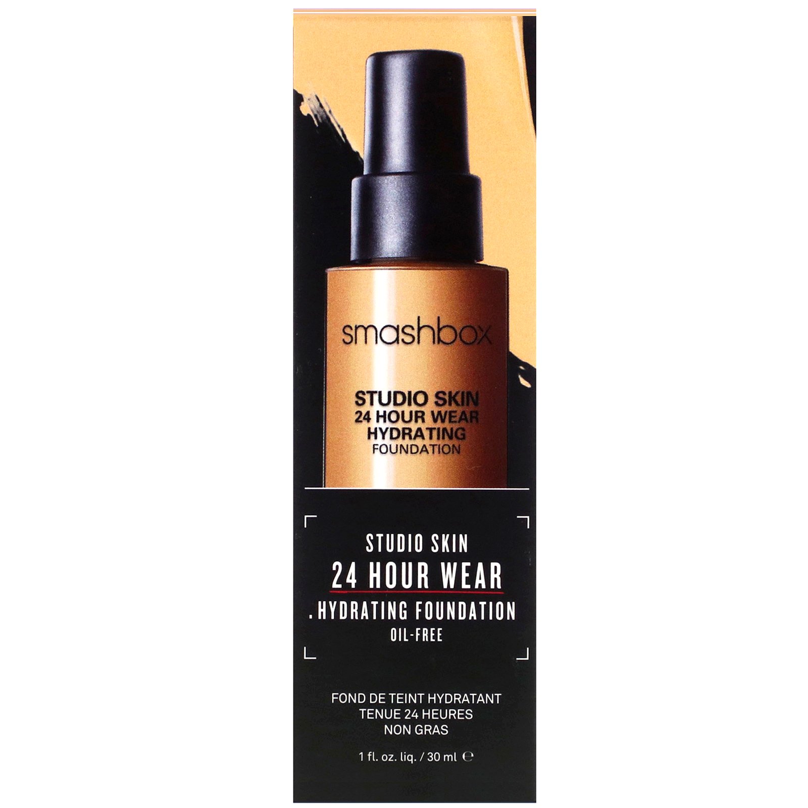 Comprar Smashbox, Studio Skin 24 Hour Wear Hydrating Foundation, 2.3 Light Medium with Warm Undertone, 1 fl oz (30 ml) - Imagem 2