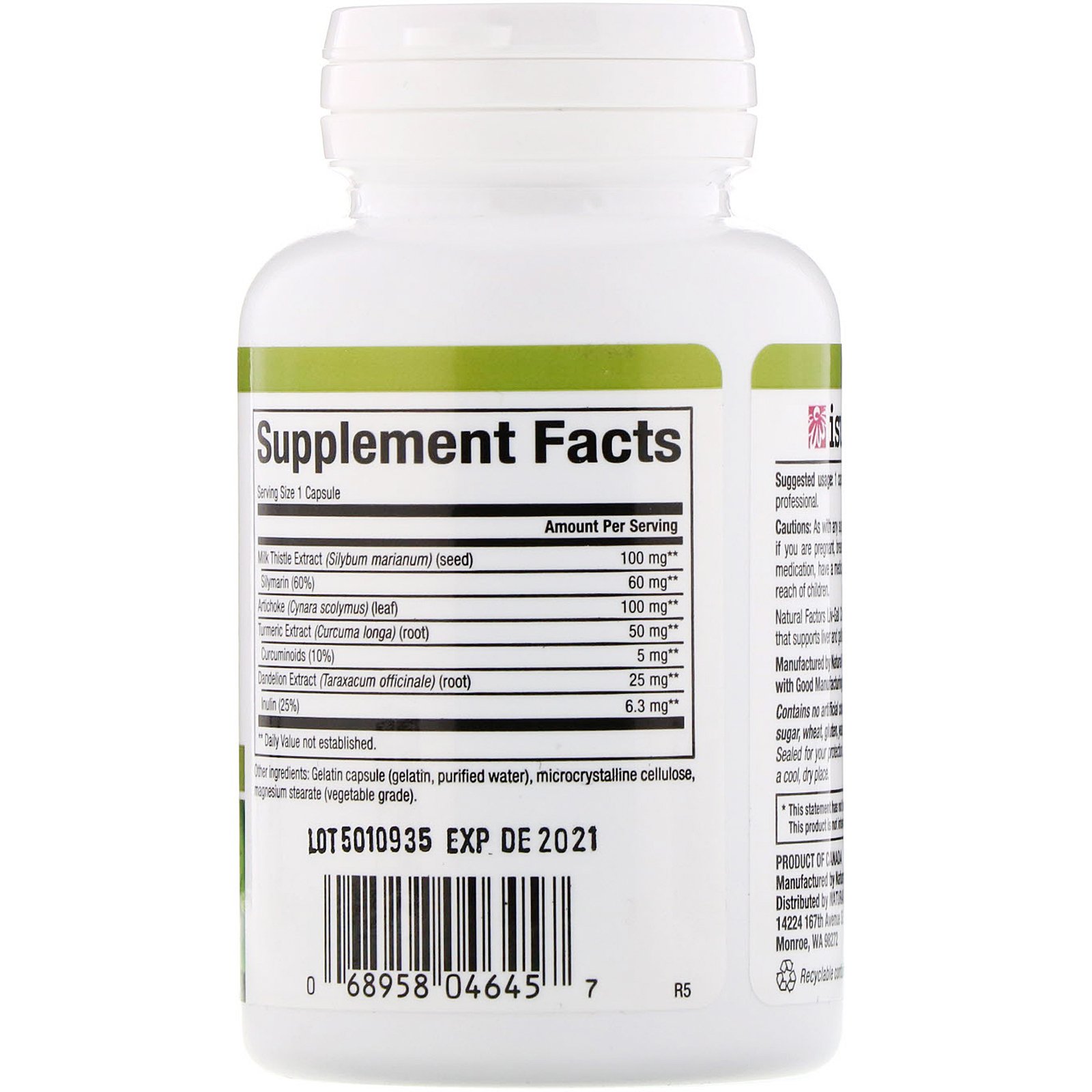 Comprar Natural Factors, Limpeza do Fígado e da Vesícula Biliar, 90 Cápsulas - Imagem 2