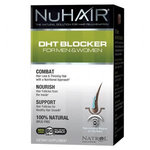 Comprar NuHair DHT Blocker Natrol 60 Tabletes