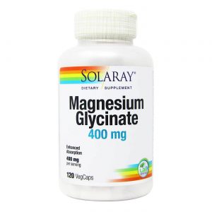 Comprar Solaray, Glicinato de Magnésio - 120 Cápsulas Vegetarianas