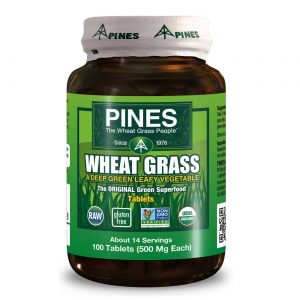 Comprar Pines International, Grama Orgânica de Trigo 500 mg - 100 Comprimidos