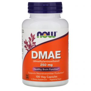 Comprar Now Foods, DMAE, 250 mg, 100 Cápsulas Vegetais