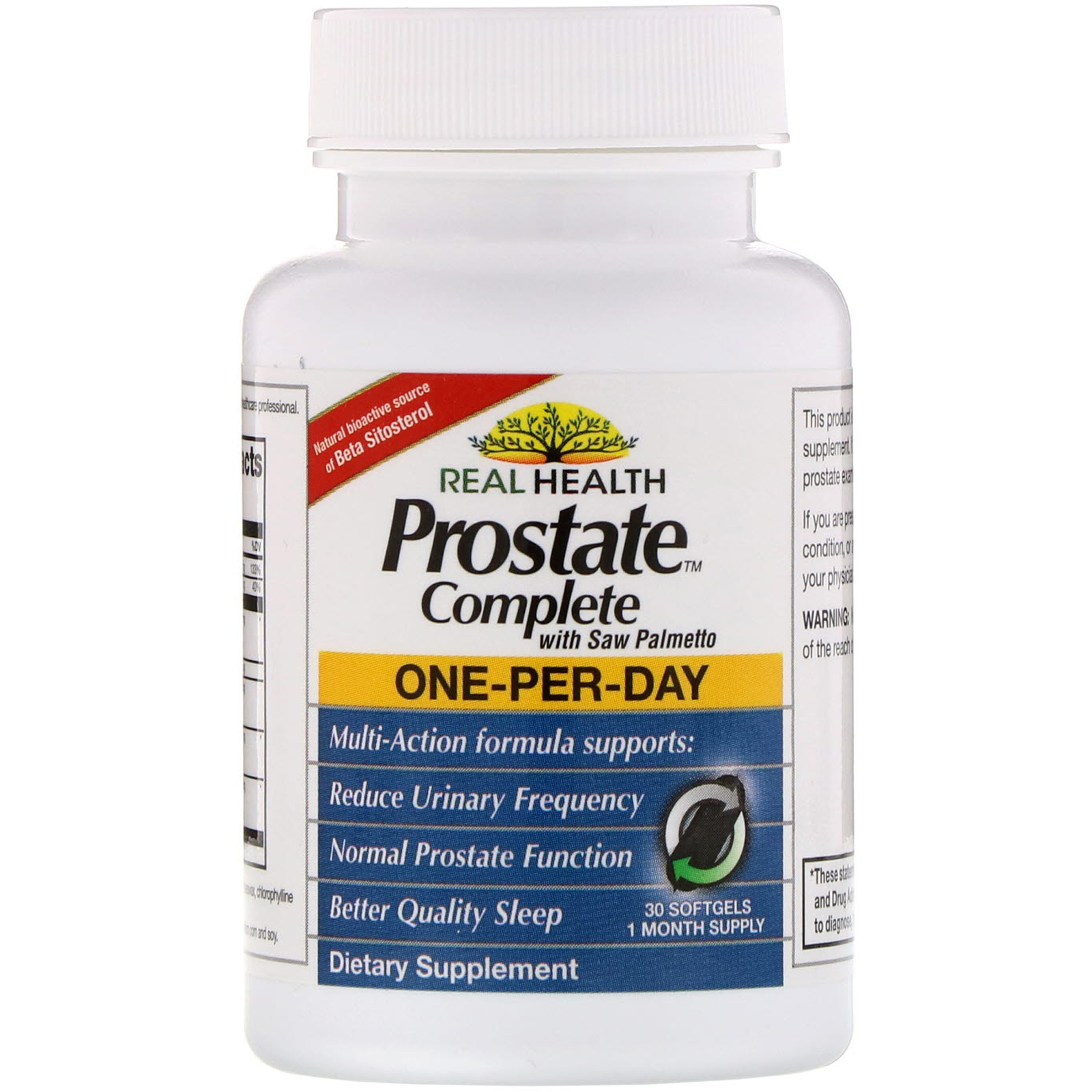 Comprar Real Health, Prostate Complete with Saw Palmetto, 30 Softgels - Imagem 3