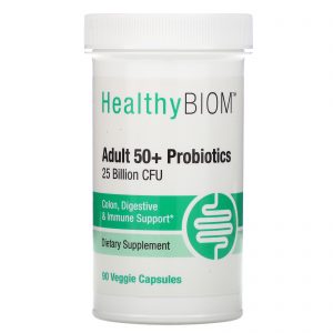 Comprar HealthyBiom, Probióticos para Adultos com mais de 50 anos, 25 Bilhões de UFCs, 90 Cápsulas Vegetais