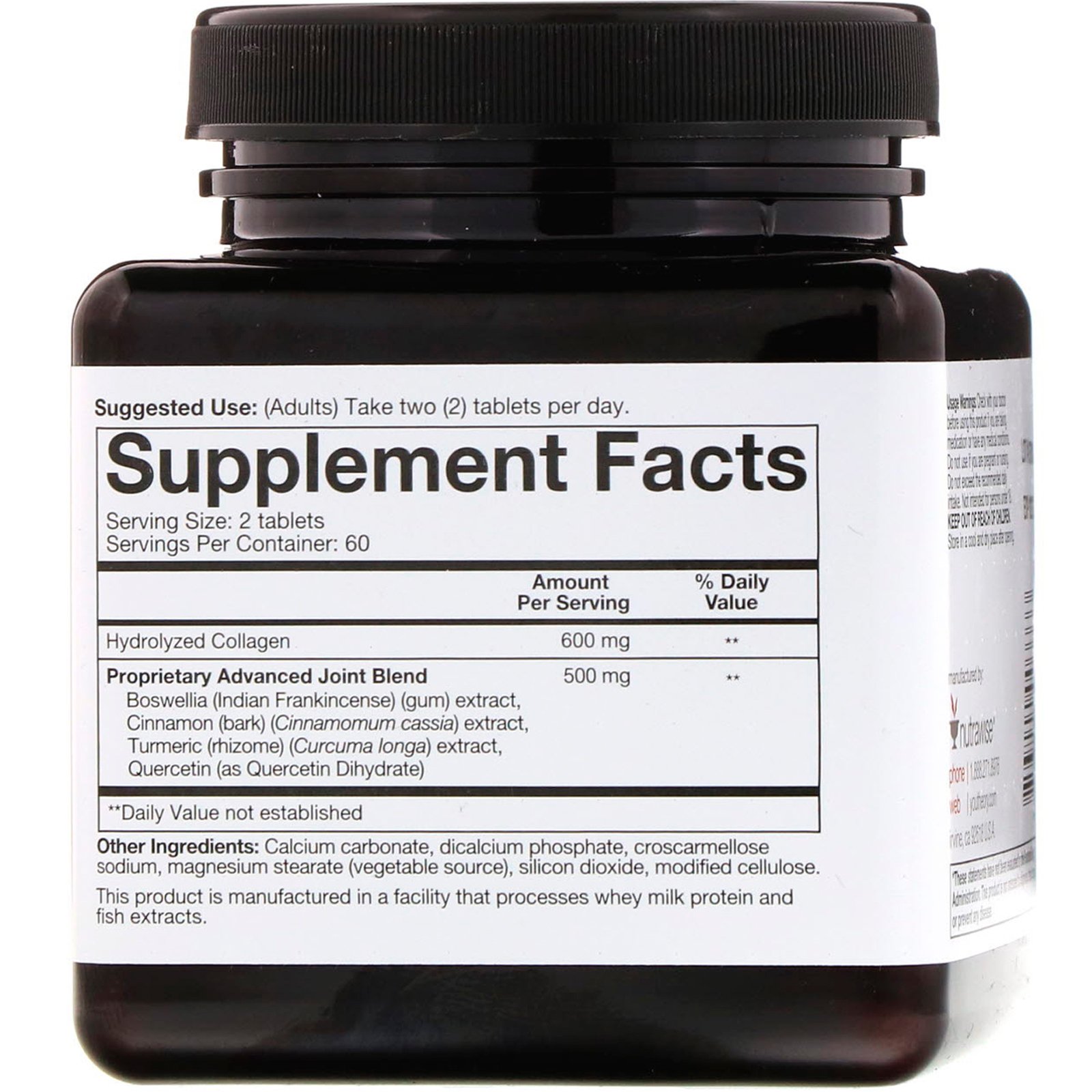 Comprar Youtheory, Colágeno Para as Articulações, Fórmula Avançada + Boswellia, 120 Comprimidos - Imagem 2