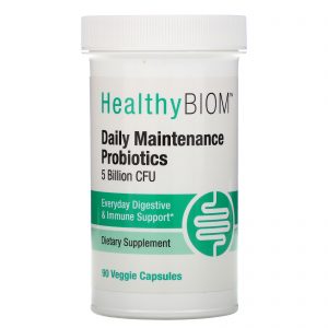 Comprar HealthyBiom, Probióticos de Manutenção Diária, 5 Bilhões de UFCs, 90 Cápsulas Vegetais