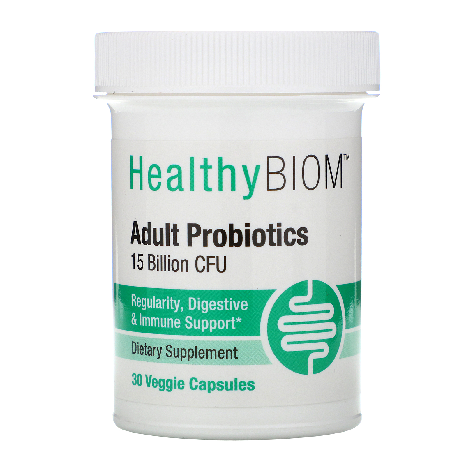 Comprar HealthyBiom, Probióticos para Adultos, 15 Bilhões de UFCs, Cápsulas Vegetais