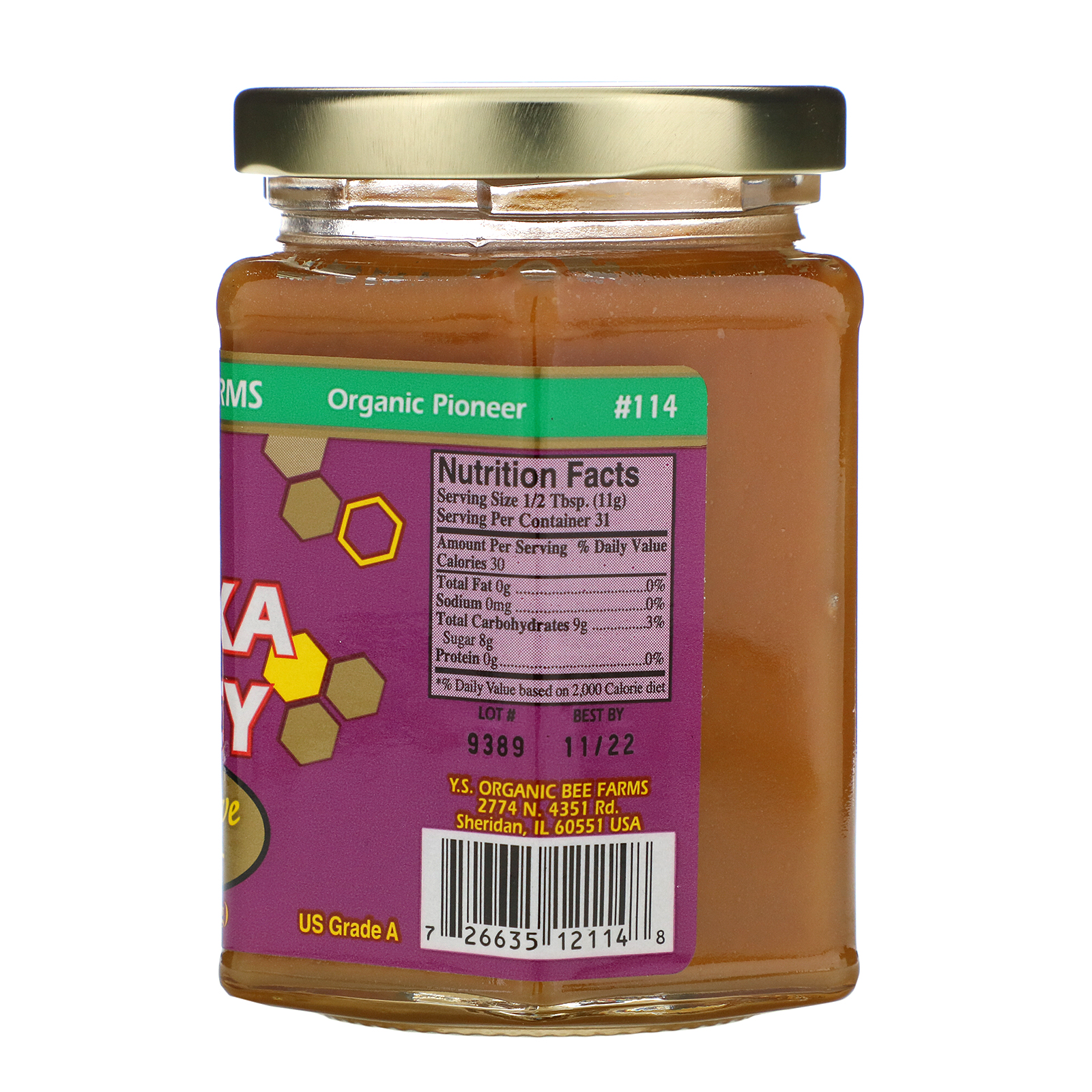 Comprar Y.S. Eco Bee Farms, Mel Manuka Puro, Ativo 15+, 340 g (12 oz) - Imagem 2