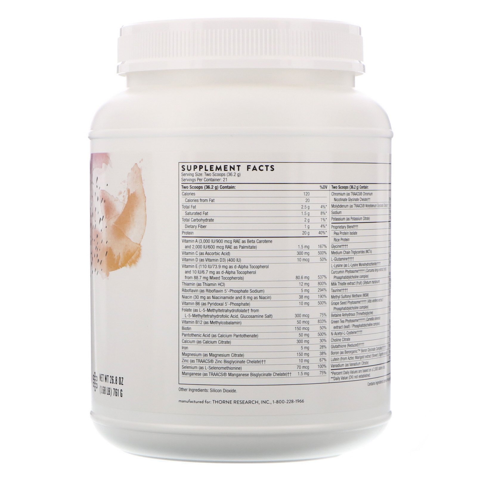 Comprar Thorne Research, MediClear Plus, 26.8 oz (761 g) - Imagem 2