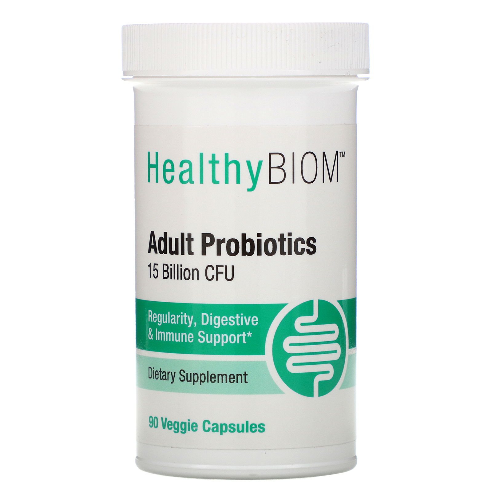 Comprar HealthyBiom, Probióticos para Adultos, 15 Bilhões de UFCs, Cápsulas Vegetais