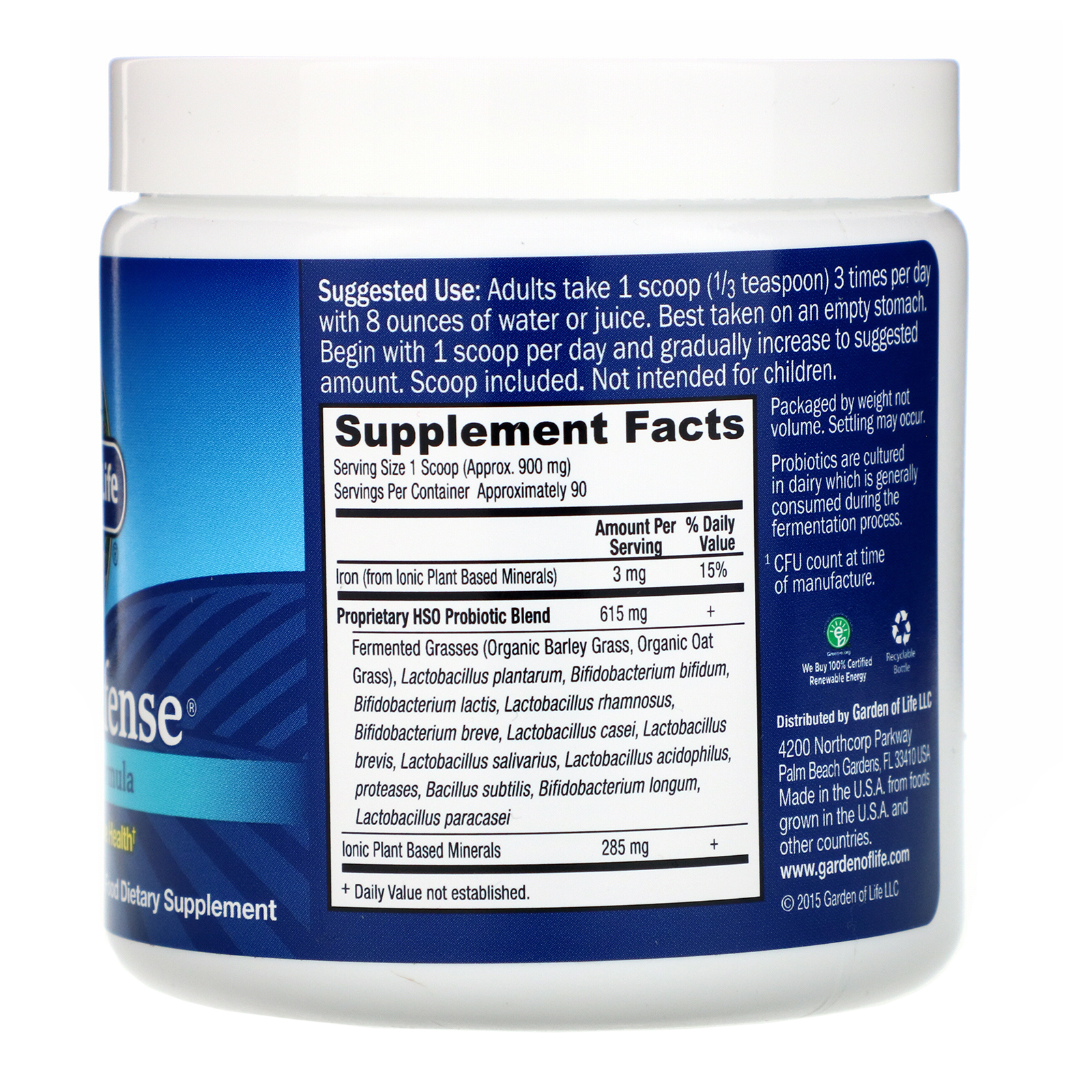 Comprar Garden of Life, Primal Defense, Powder, HSO Probiotic Formula, 2.85 oz (81 g) - Imagem 2