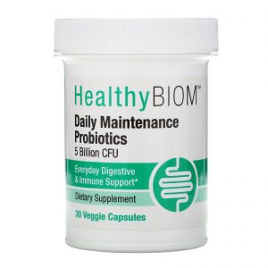 Comprar HealthyBiom, Probióticos de Manutenção Diária, 5 Bilhões de UFCs, 30 Cápsulas Vegetais