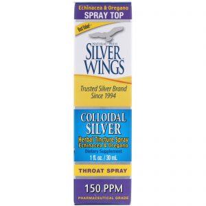 Comprar Natural Path Silver Wings, Prata Coloidal, Spray de Tintura Herbal, 150 PPM, frasco de 1 oz (30 ml)