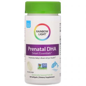 Comprar Rainbow Light, DHA Pré-Natal, Smart Essentials, 60 Cápsulas Gelatinosas
