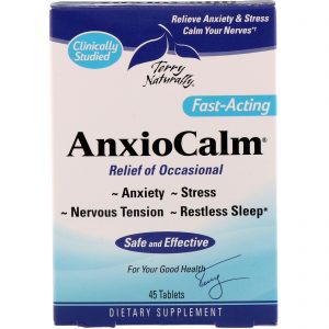 Comprar EuroPharma, Terry Naturally, Terry Naturalmente, AnxioCalm, 45 Comprimidos