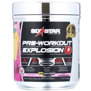Comprar Six Star, Pre-Workout Explosion, Pink Lemonade, 231 g (8,16 oz)