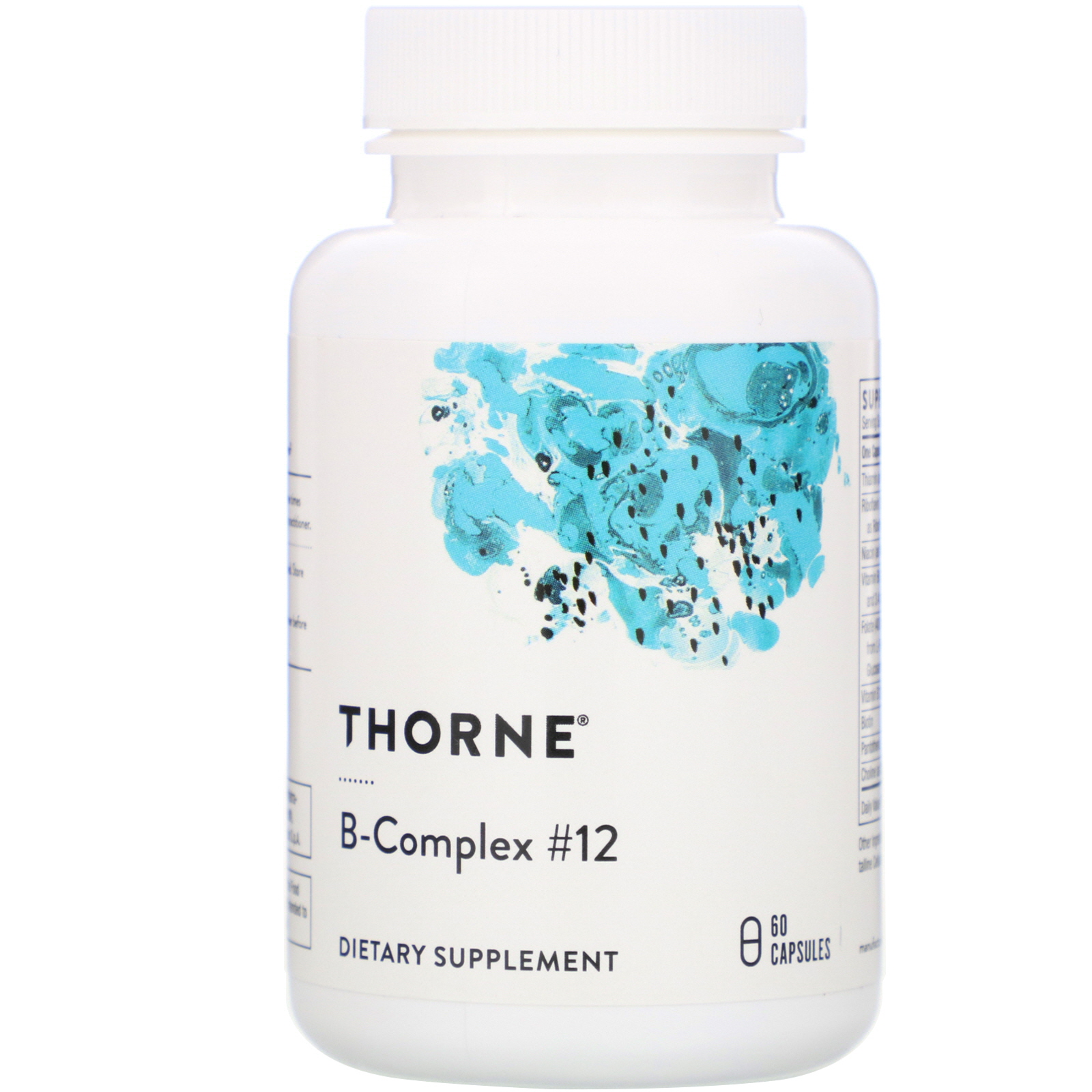 Comprar Thorne Research, B-Complex #12, 60 Cápsulas
