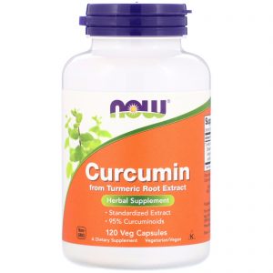 Comprar Now Foods, Curcumina, 120 Cápsulas Vegetais