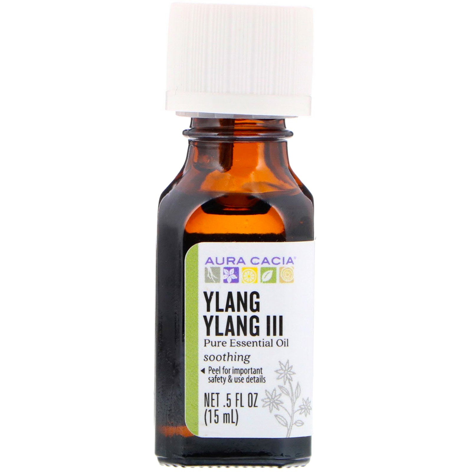 Comprar Aura Cacia, Óleo Essencial 100% Puro, Ilangue-Ilangue, 0,5 fl oz (15 ml)