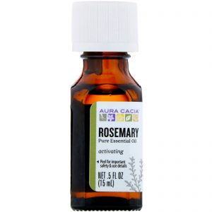 Comprar Aura Cacia, 100% do Puro Óleo Essencial, Alecrim, 5 fl oz (15 ml)