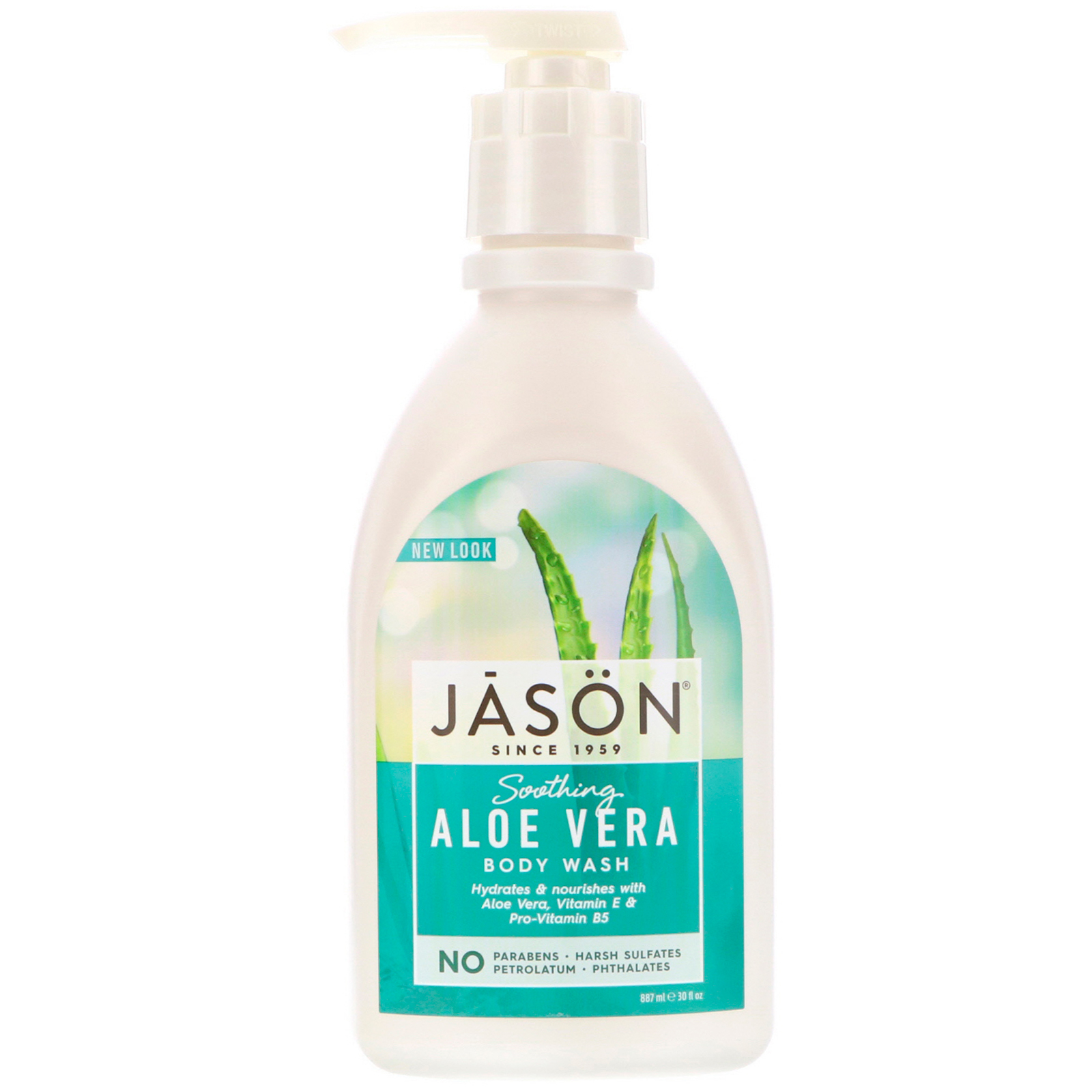 Comprar Jason Natural, Loção Corporal Pura e Natural, Babosa Relaxante, 30 fl oz (887 ml)