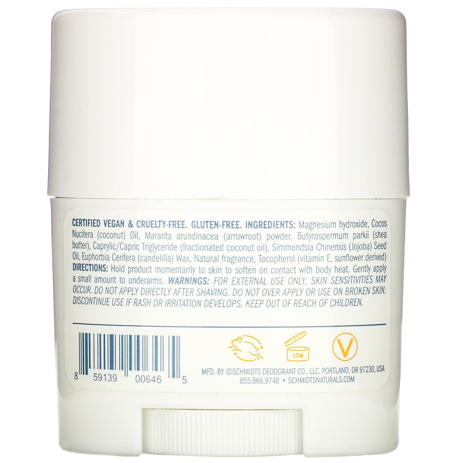 Comprar Schmidt's Naturals, Natural Deodorant, Sensitive Skin Formula, Coconut Pineapple, .7 oz (19.8 g) - Imagem 2