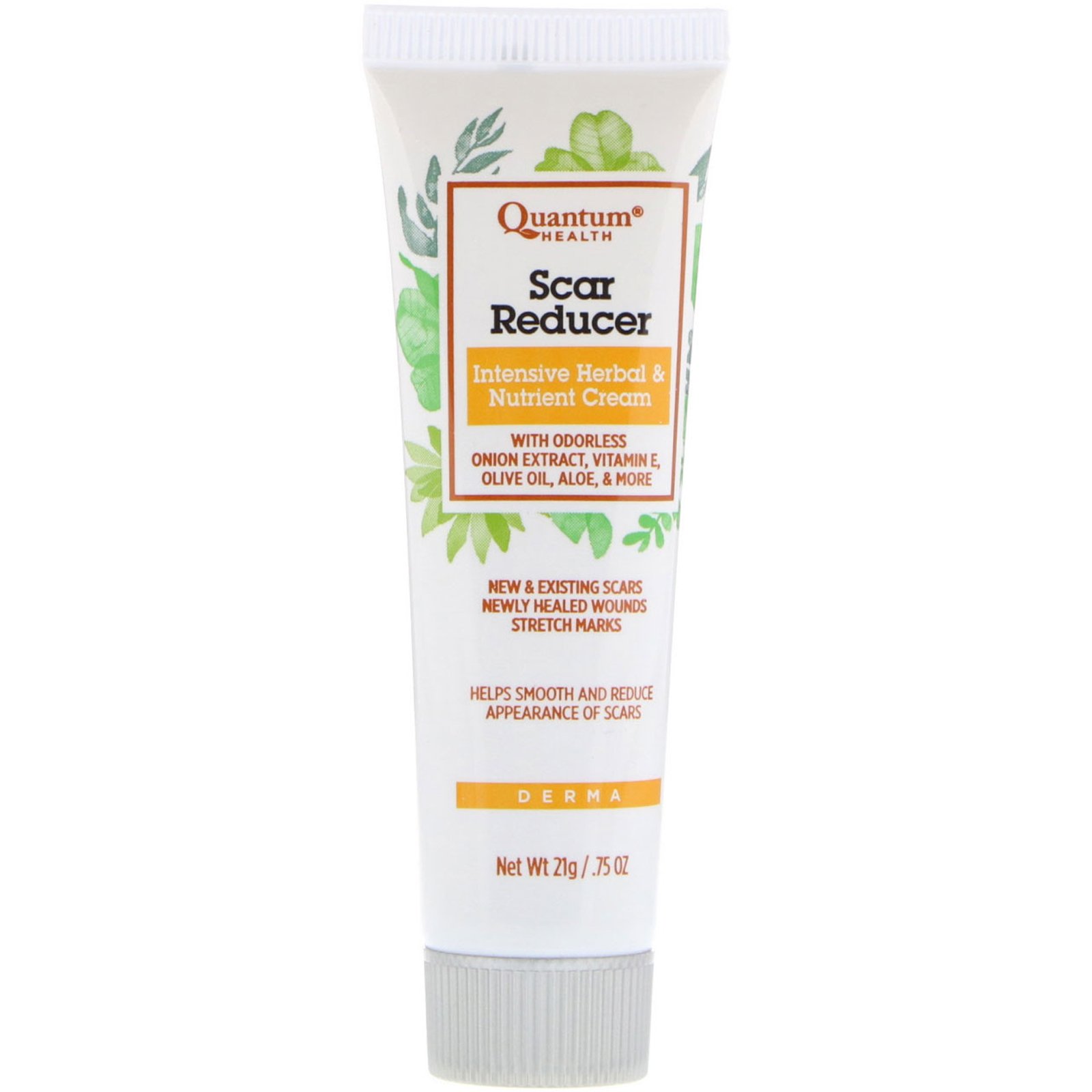 Comprar Quantum Health, Redutor de Cicatrizes, Ervas Intensas + Creme Nutritivo ,75 oz (21 g) - Imagem 3