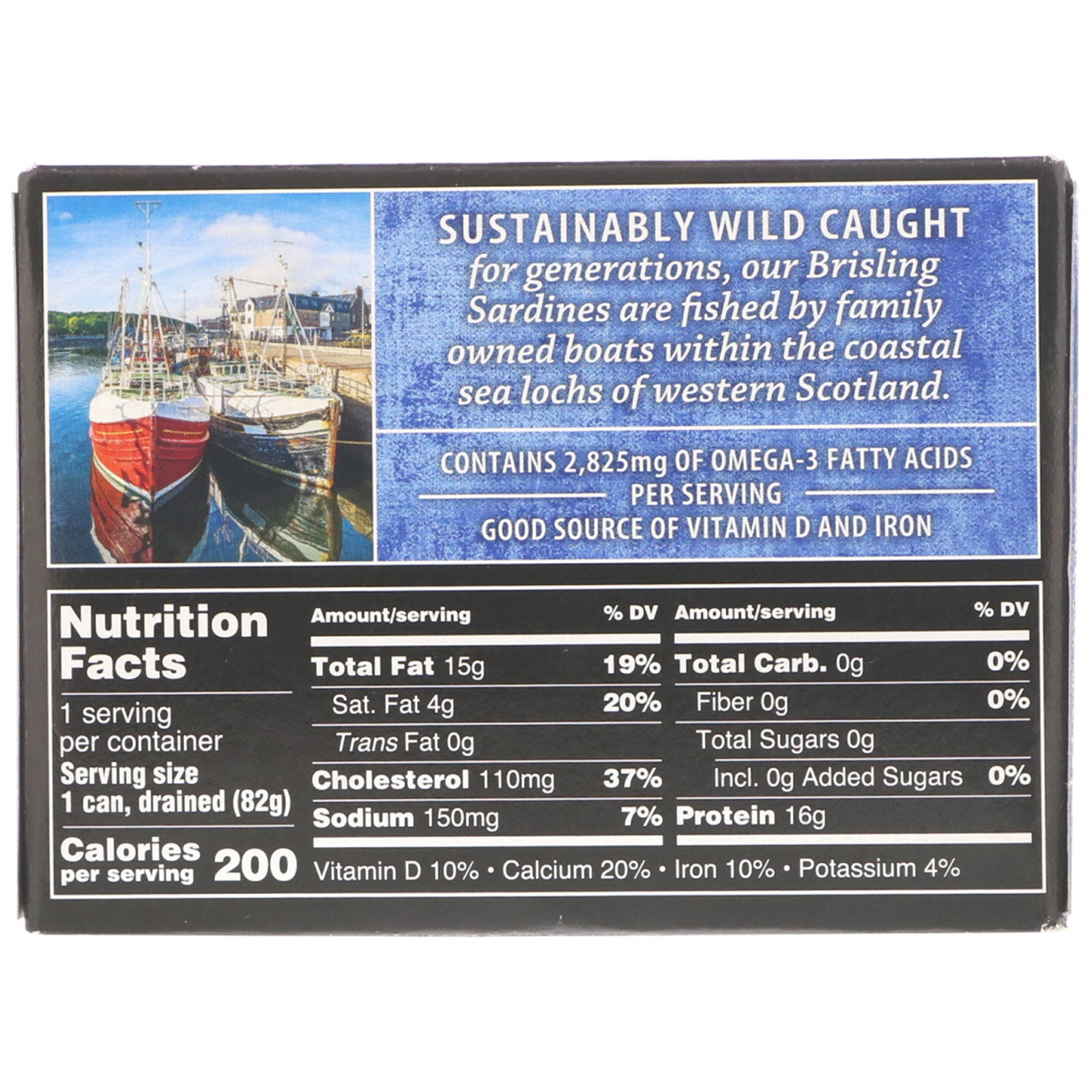 Comprar Crown Prince Natural, Sardinhas em conserva, em água de nascente, 3,75 onças (106 g) - Imagem 2