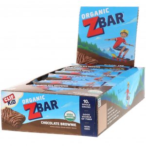 Comprar Clif Bar, Clif Kid, Organic Z Bar, Chocolate Brownie, 18 Bars, 1.27 oz (36 g) Each